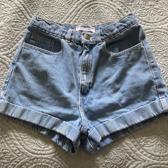 American apparel denim shorts. Lightly used